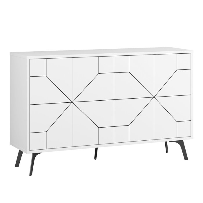 Hanah Home Consola Dune - Blanco